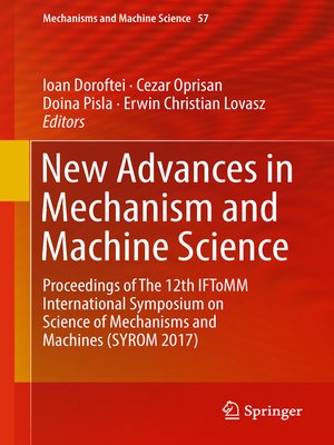 cover image of New Advances in Mechanism and Machine Science